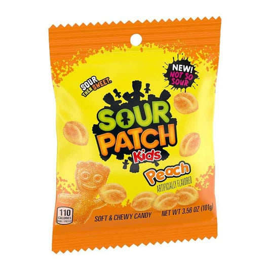 Sour Patch Kids Peach Peg Bag (12 x 101g)