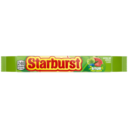 Starburst Sour Fruit Chews Candy (24 x 52.4g)