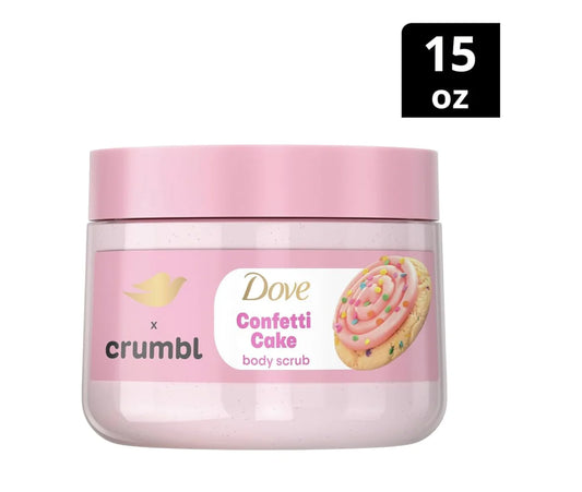 Dove Body Scrub Confetti Cake - 15oz (Single)